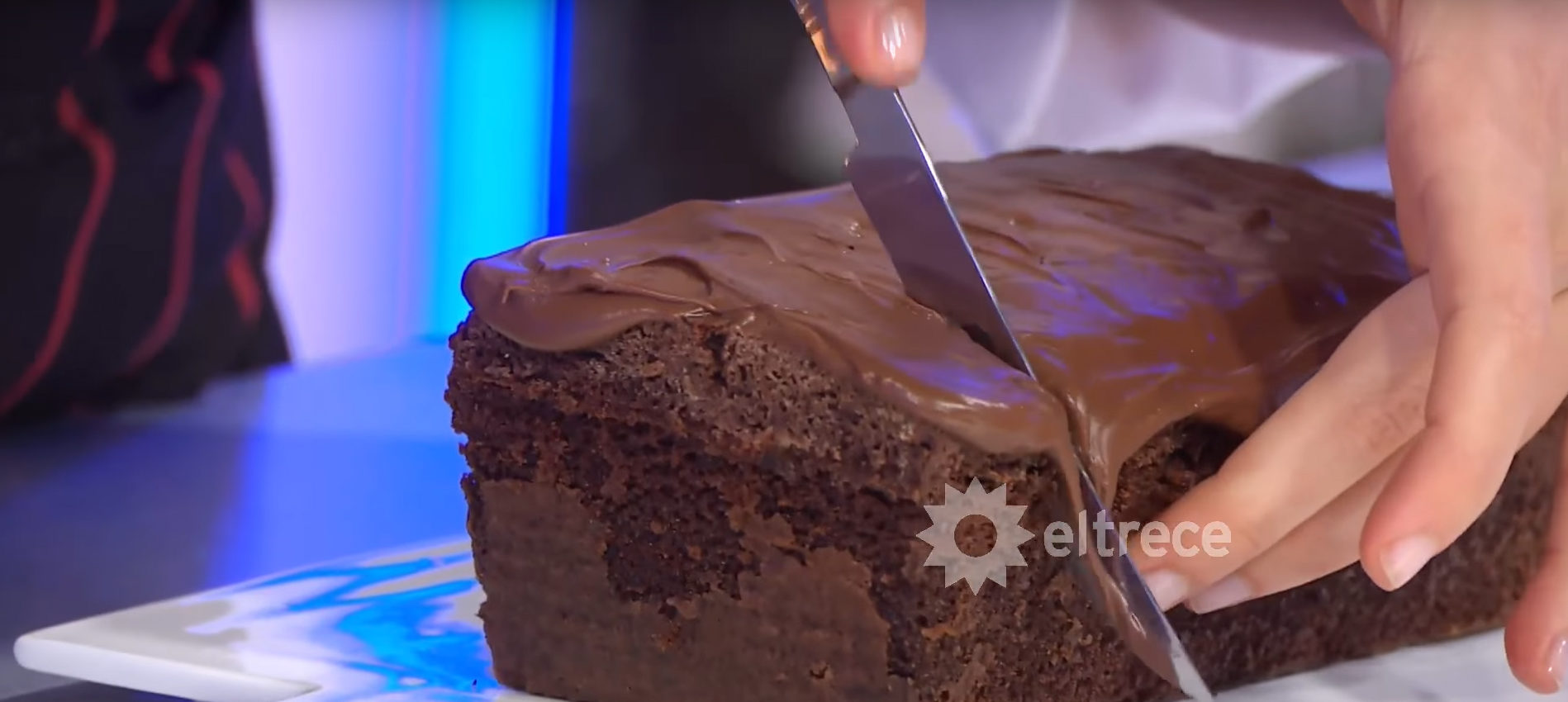 Budín de chocolate.