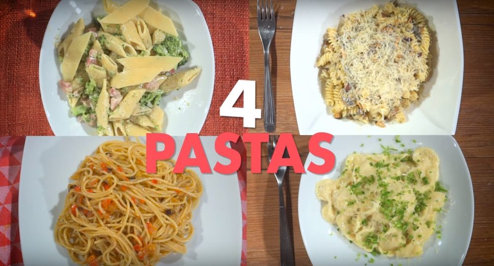 4 pastas Cucinare