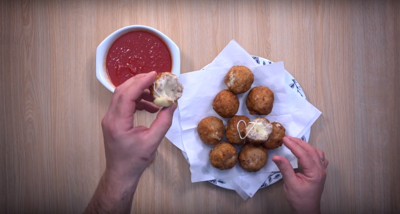 Albondigones de cerdo rellenos - Cucinare