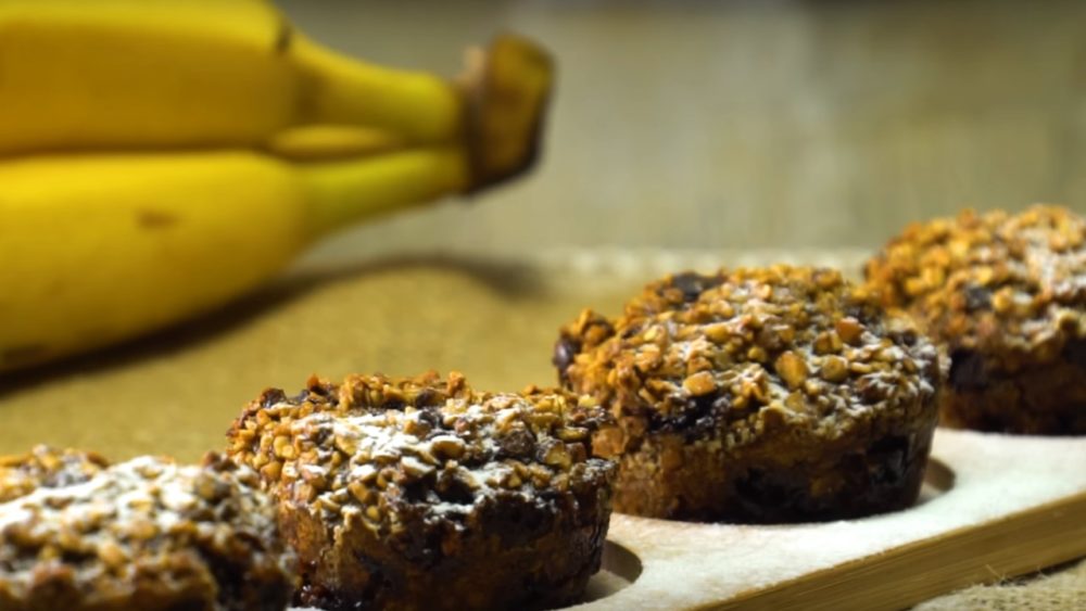 Muffins de banana sin harina Cucinare