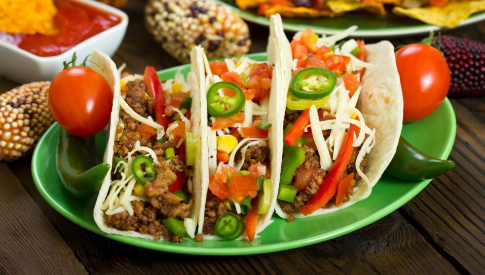 Burritos, fajitas y tacos Cucinare