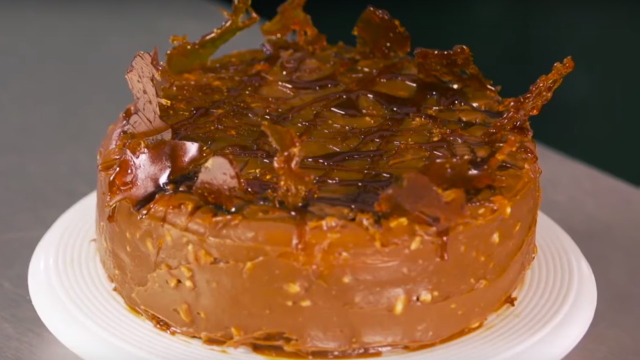 Torta De Dulce De Leche Y Mani Cucinare