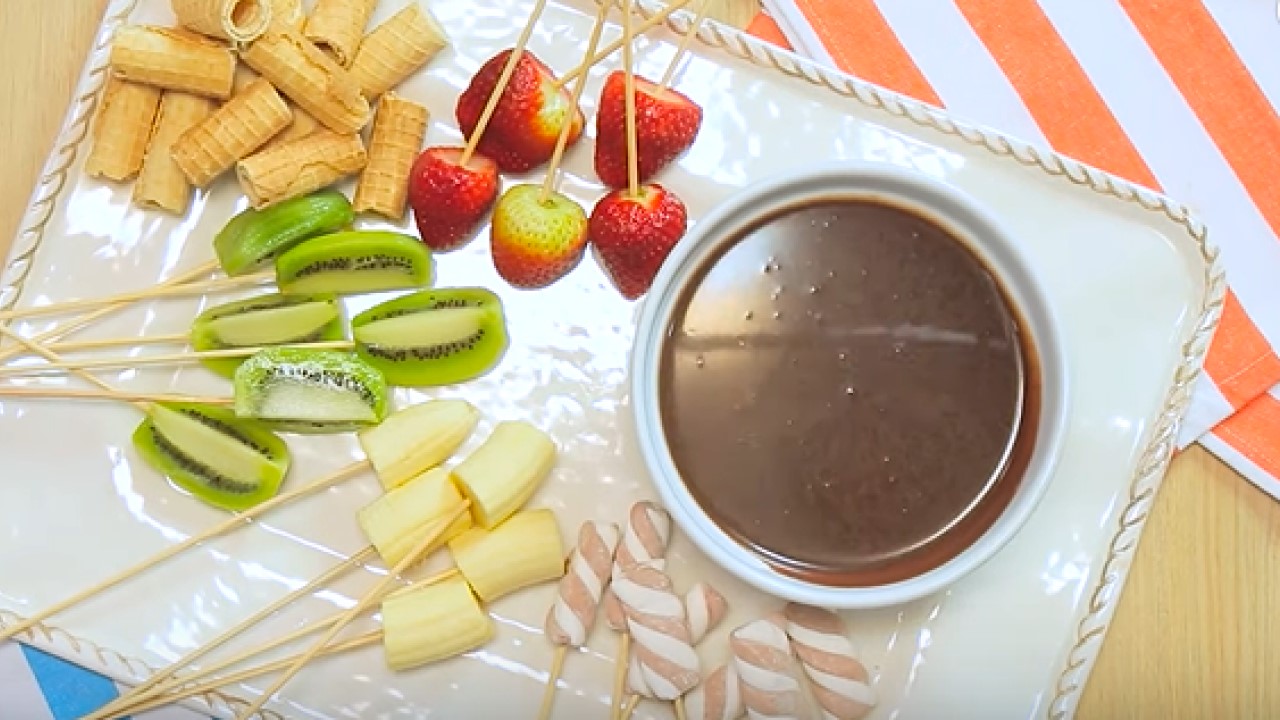 Receta de Fondue de chocolate