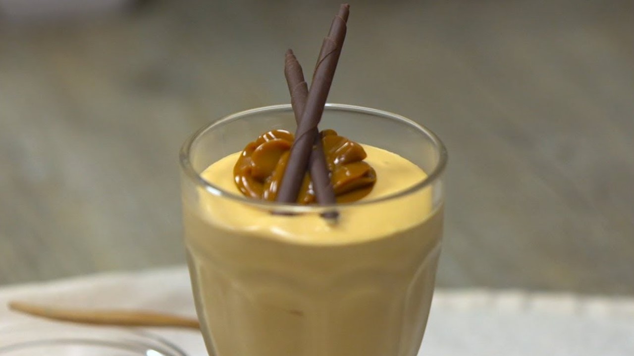 Postre de dulce de leche