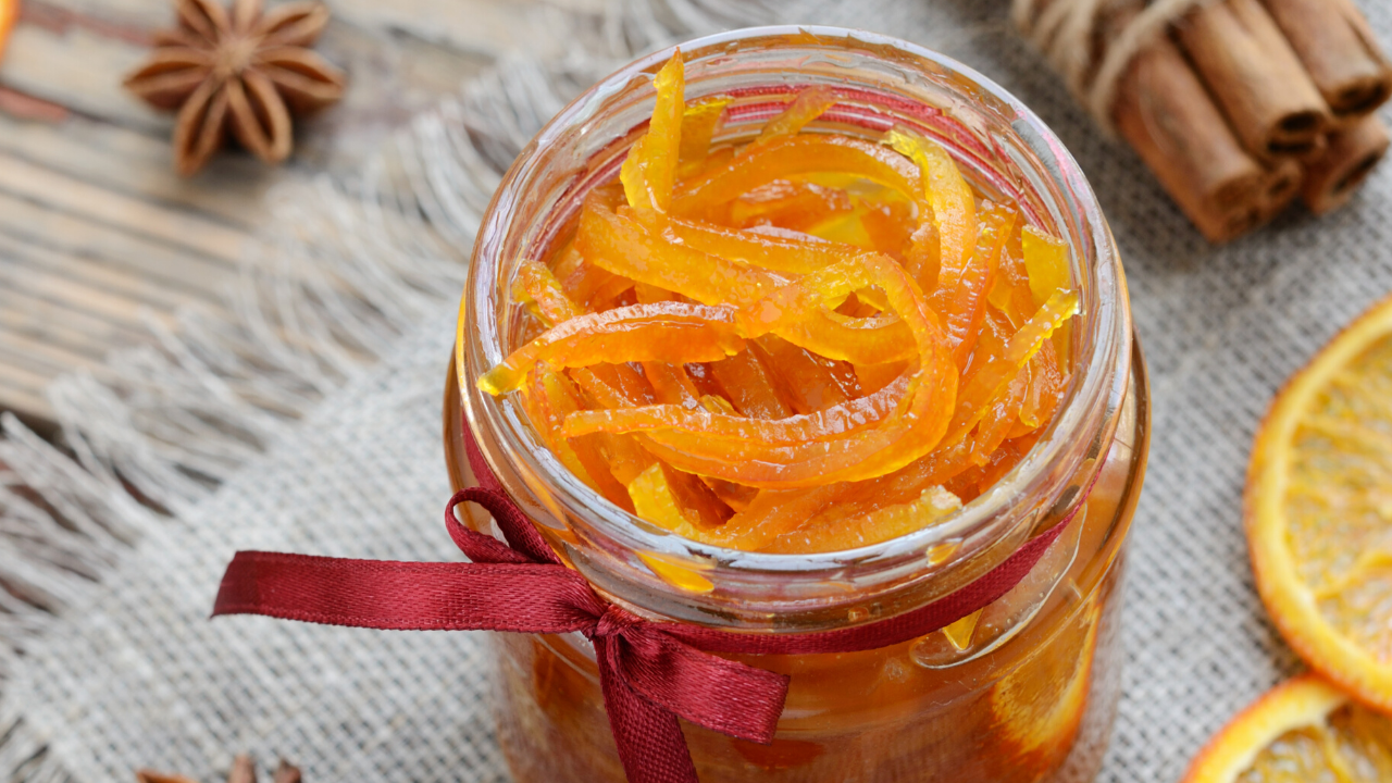 Cáscaras De Naranjas Confitadas Cucinare