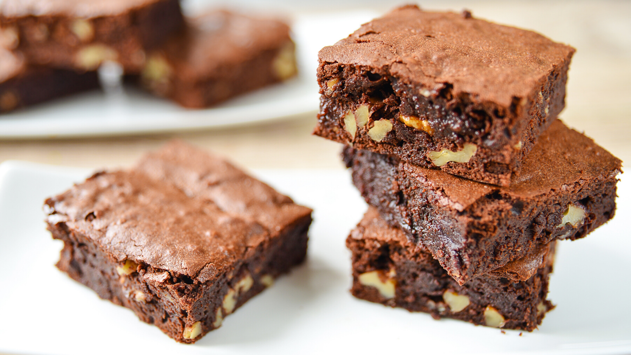 Arriba 58+ imagen receta de brownie con cacao y nueces