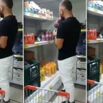 Prueba los jugos de una tienda y los deja en las góndolas: clausuraron el local por miedo a un brote de coronavirus