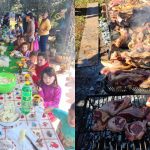 Organizaron un asado para un comedor de chicos que había recibido una merienda vegana