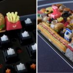 Teclas con forma de comida, el insólito invento de una youtuber