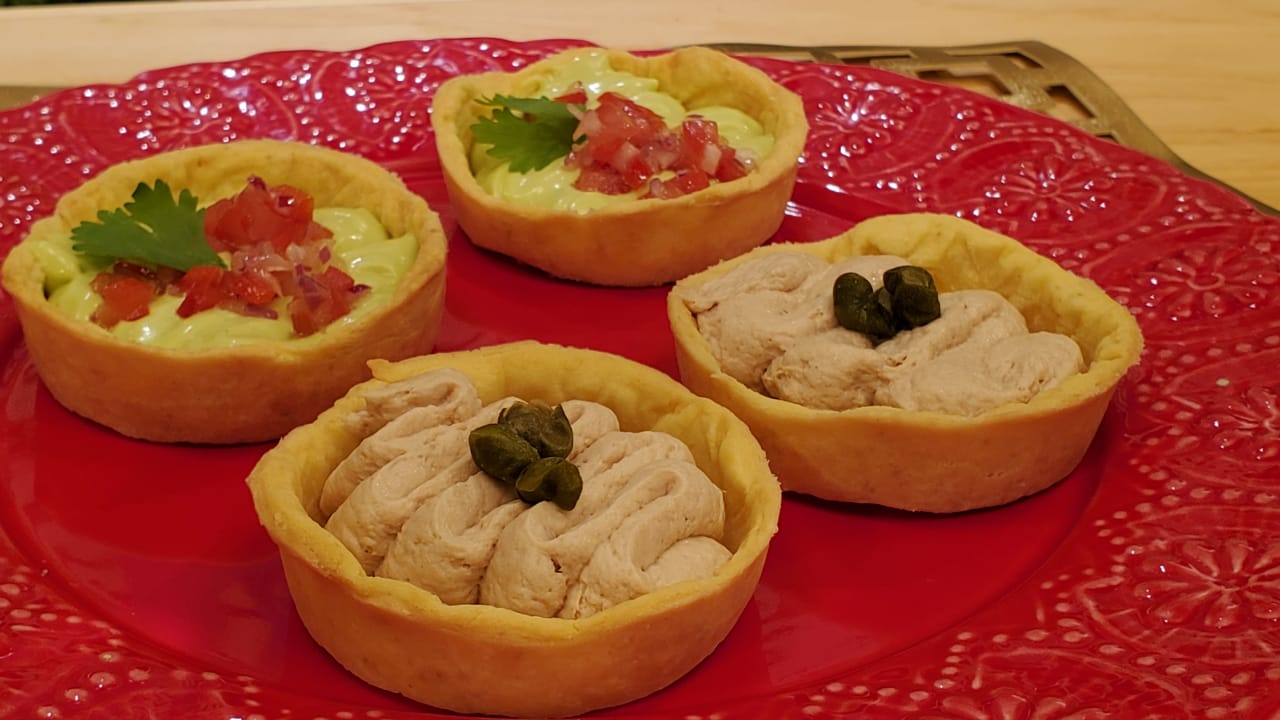 Tarteletas de masa quebrada con mousses salados - Cucinare Tarteletas de masa quebrada con mousses salados - Cucinare