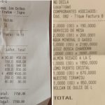 Precios: muestran los tickets de lo que gastaron en restaurants y disparan el debate en redes sociales