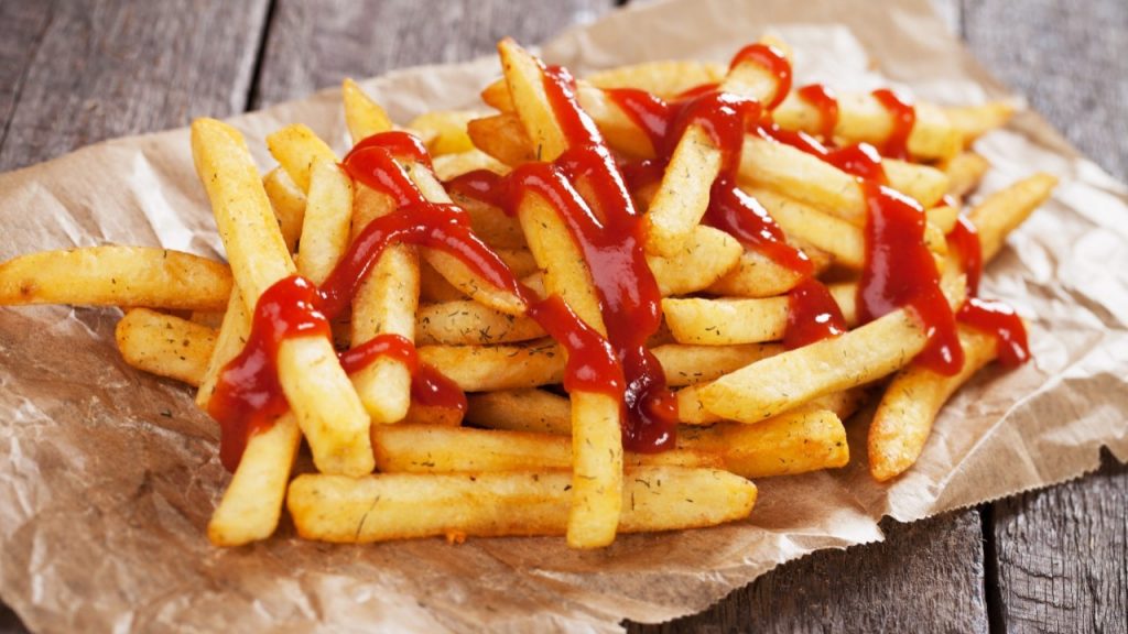 Papas fritas con kétchup, origen de