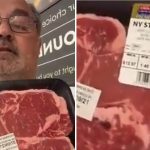 Un argentino varado en Miami mostró el precio de la carne y se quejó porque no puede volver al país: “3.400 pesos un bifecito”