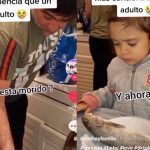 Una nena de 3 años retó a su papá por querer cocinar un pescado: “Es una mascota, no le hagas eso”