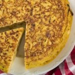 Tortilla de papas sin huevos: otro plato clásico adaptado por los veganos