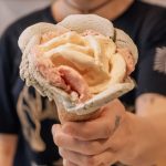 Helados con forma de flor, la nueva moda que conquista al barrio de Palermo