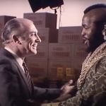 El adiós a Cacho Fontana: el día en que se cruzó con Mr. T en una publicidad de golosinas