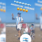 Furor en las playas de Mar del Plata por “la pastafrola del Dibu Martínez”
