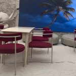 Un bar con playa de arena blanca y palmeras, la nueva rareza en pleno barrio de Palermo